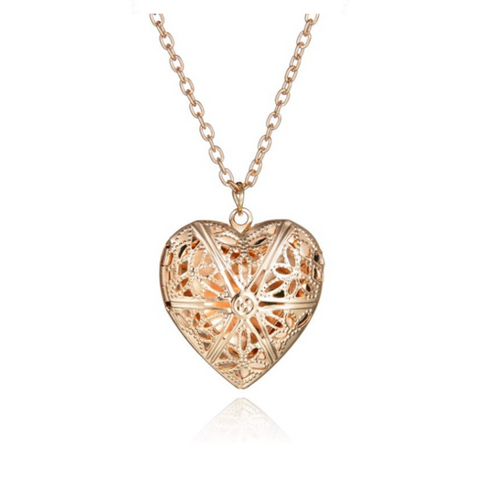 Collier d'amour en forme de coeur